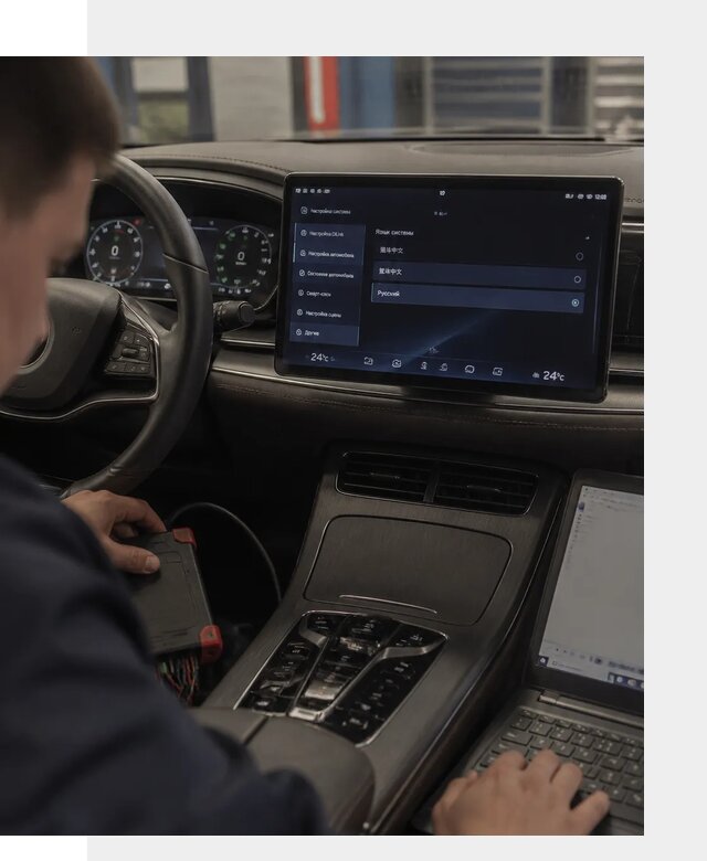 Русификация автомобиля BYD HAN для эксплуатации в Елабуге